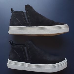 Never-worn Dolce Vita Black Suede Slip-ons